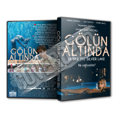 Gölün Altında - Under the Silver Lake - 2018 Türkçe Dvd cover Tasarımı